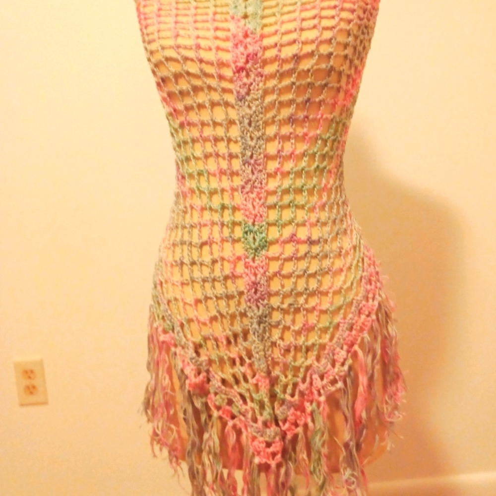 Handmade Crochet 3way wrap